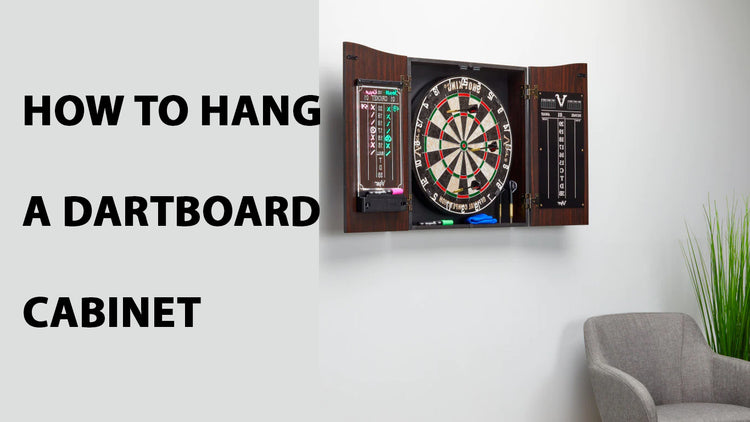 How To Hang the ONE80 Dart Cabinet