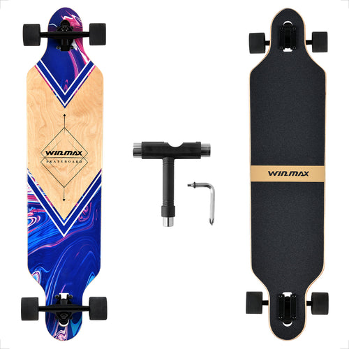 WIN.MAX Twin Tip Longboard Color Dream 8 layers, ABEC 11