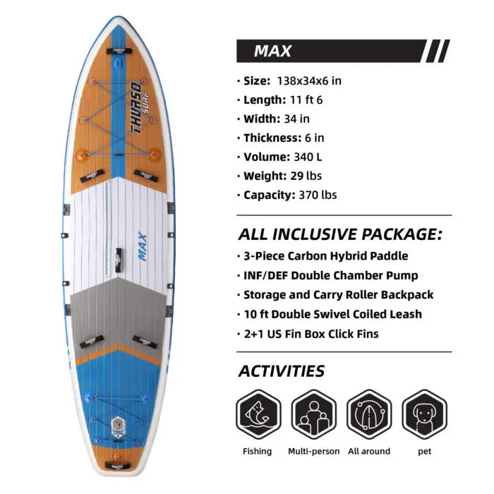 Cargue la imagen en el visor de la galería, Max Multi-purpose 11’6 SUP
