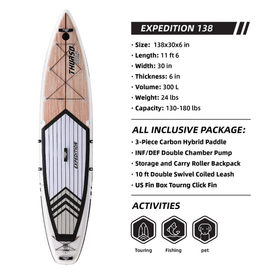 Expedition 138 11’6 Touring SUP