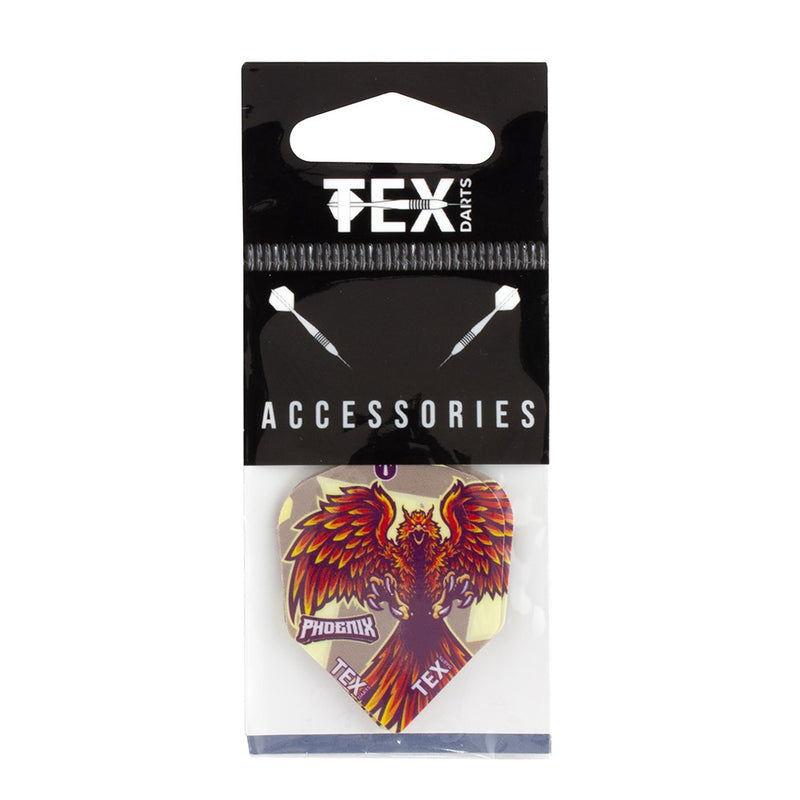 Cargue la imagen en el visor de la galería, TEX Phoenix Standard Dartboard Dart Flights Set of 3
