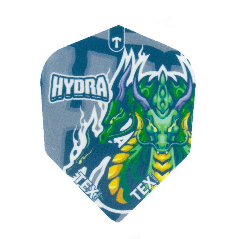 Cargue la imagen en el visor de la galería, TEX Hydra Standard Dartboard Dart Flights Set of 3
