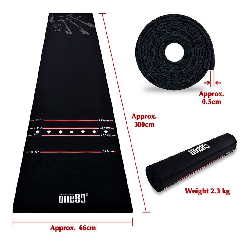 Cargue la imagen en el visor de la galería, Juego de alfombras One80 Carpet-Mat, 300x66cm - 3306
