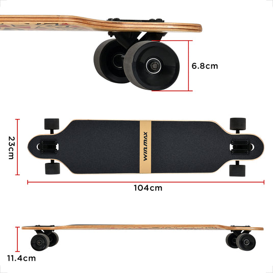 WIN.MAX 41 Zoll Komplett-Skateboard - Totem