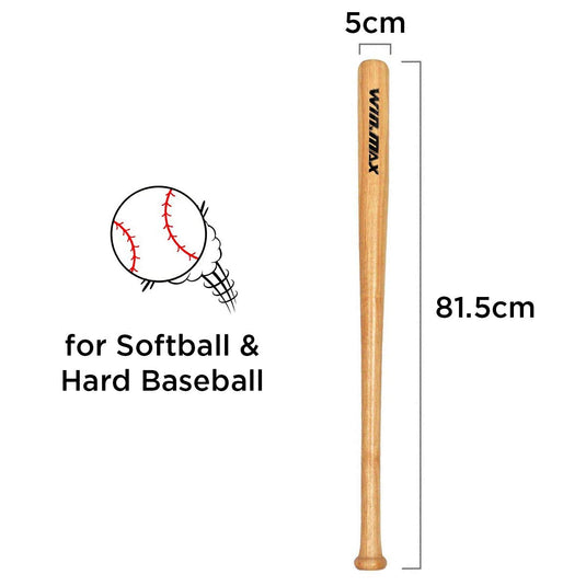 WIN.MAX Baseballschläger aus Holz 32 Inch