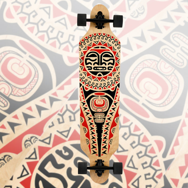 Laden Sie das Bild in Galerie -Viewer, WIN.MAX 41 Zoll Komplett-Skateboard - Totem
