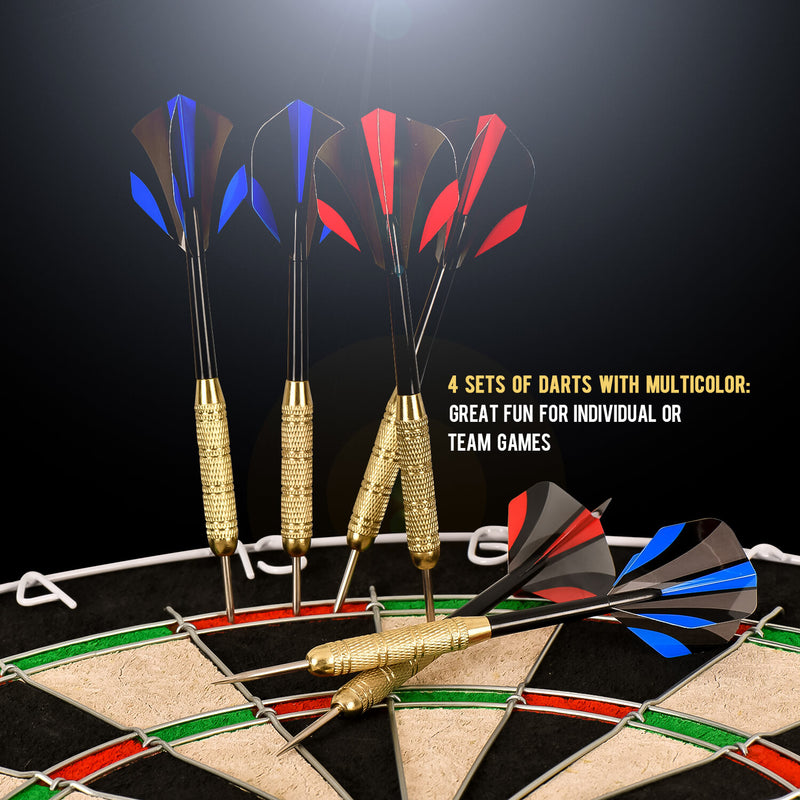 Load image into Gallery viewer, Linkvisions Bullseye Staple Free Dartboard Kits
