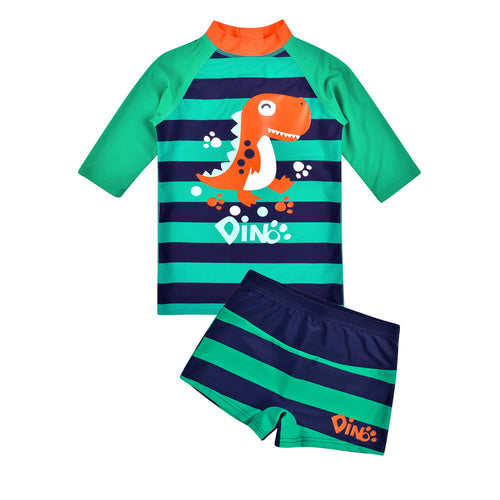 Boys Rashguard Swimsuit Set UPF 50+