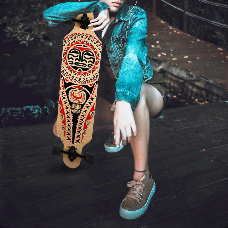 Load image into Gallery viewer, WIN.MAX 41 inch complete skateboard - Totem
