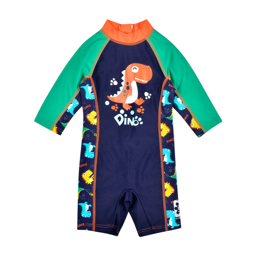 Boys One Piece Swimsuit UPF 50+ Sun Protection