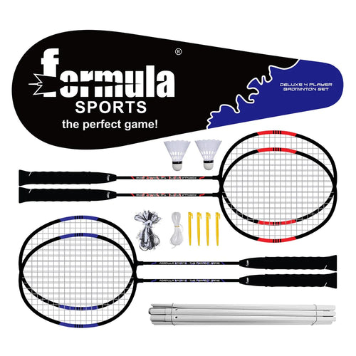 Formula Sports Family Game - Badminton 4 Player Deluxe Set