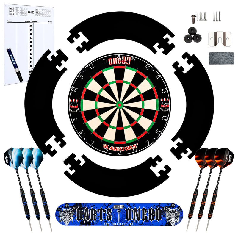 Laden Sie das Bild in Galerie -Viewer, One80 Gladiator II Professional Dartboard kits
