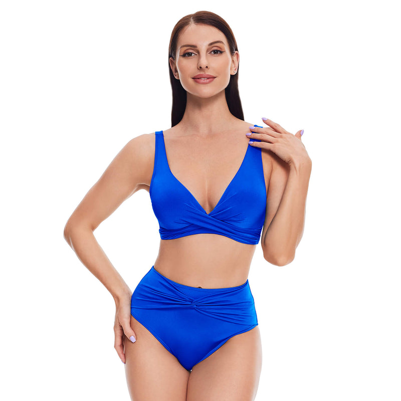 Load image into Gallery viewer, Klein blau Bikini Set 
