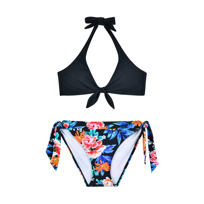 Laden Sie das Bild in Galerie -Viewer, Mix &amp; Match Triangel-Bikiniset mit Schleife für Damen
