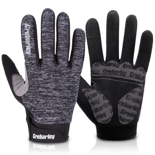 Grebarley Fahrradhandschuhe Vollfinger