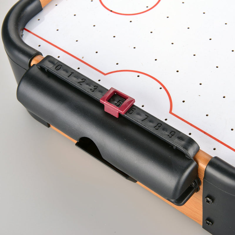 Cargue la imagen en el visor de la galería, WIN.MAX Mini mesa de hockey de aire con accesorios, 35 centímetros de largo x 22 de ancho x 8 de alto 
