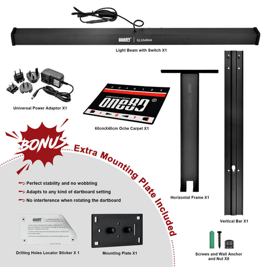 One80 LED Lighting Dartboard System