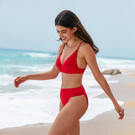 Rotes Bikini-Set