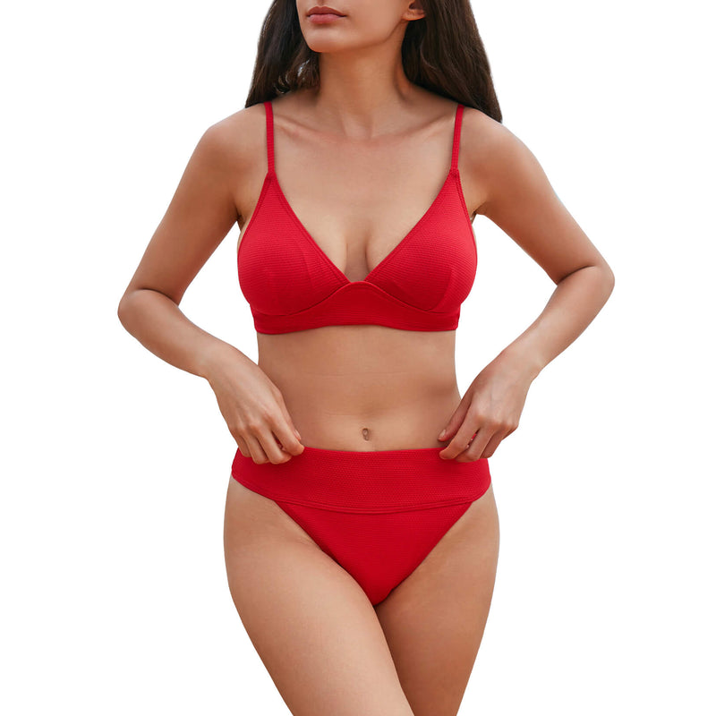 Cargue la imagen en el visor de la galería, Rotes Bikini Set
