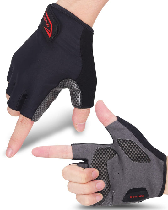 BOILDEG Breathable Half Finger Cycling Gloves