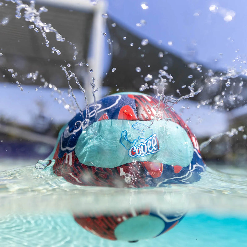 Cargue la imagen en el visor de la galería, Balón de fútbol Cooee de colores combinados para playa/piscina
