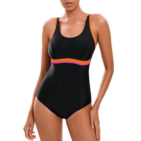 Damen Sportlicher U-Back-Badeanzug