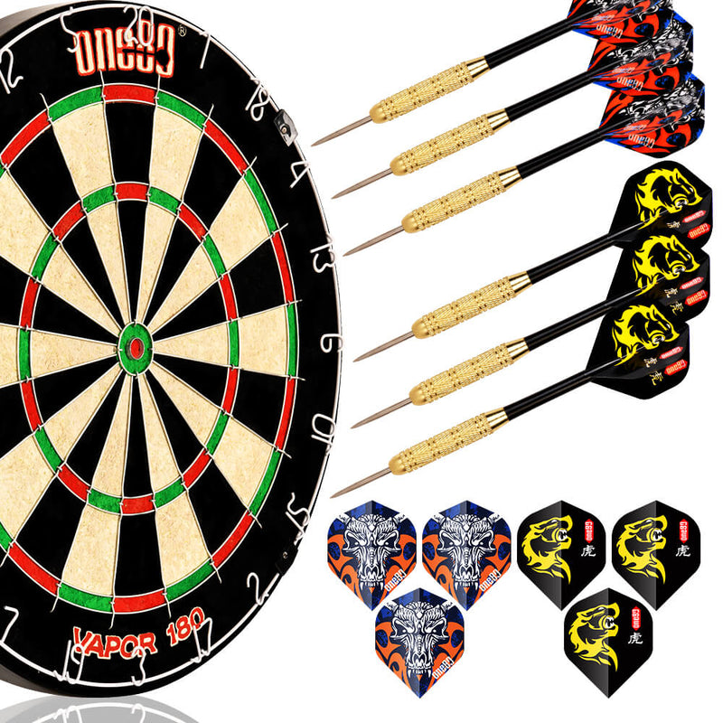 Laden Sie das Bild in Galerie -Viewer, One80 Vapor 180 Bristle/Sisal Dartboard Kit
