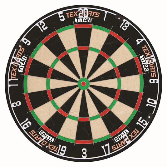 TEX Titan Dartboard White Number Ring Zahlenring