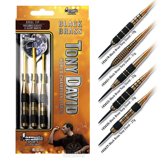 TONY DAVID Black Brass Darts