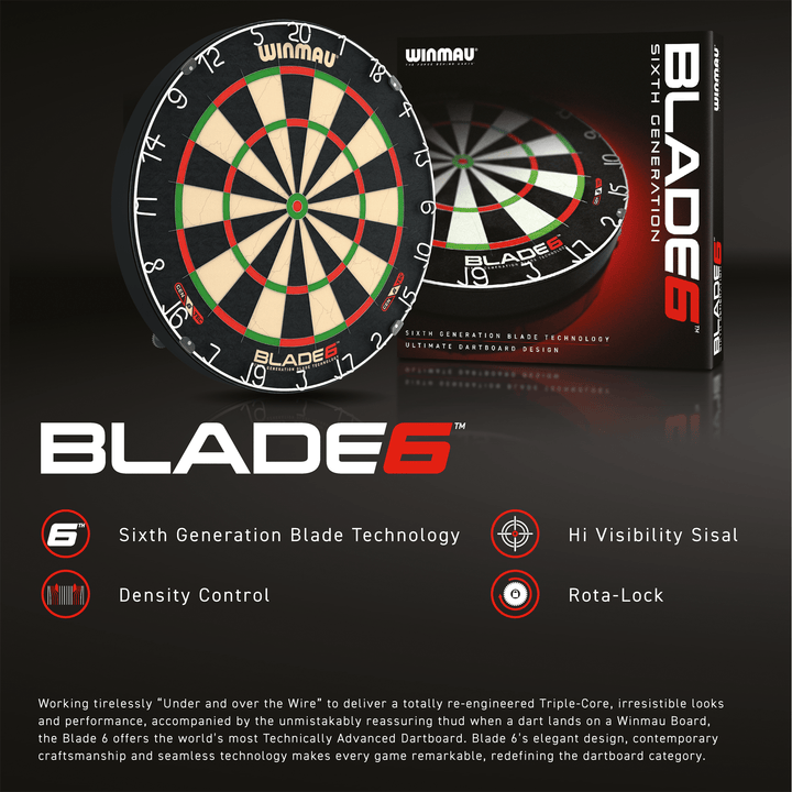 Cargue la imagen en el visor de la galería, WINMAU Blade 6 - Dartboard
