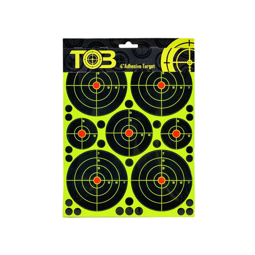 TOB Target Papers Pegatinas Autoadhesivas Splatter Rifle Targets - 10PCS