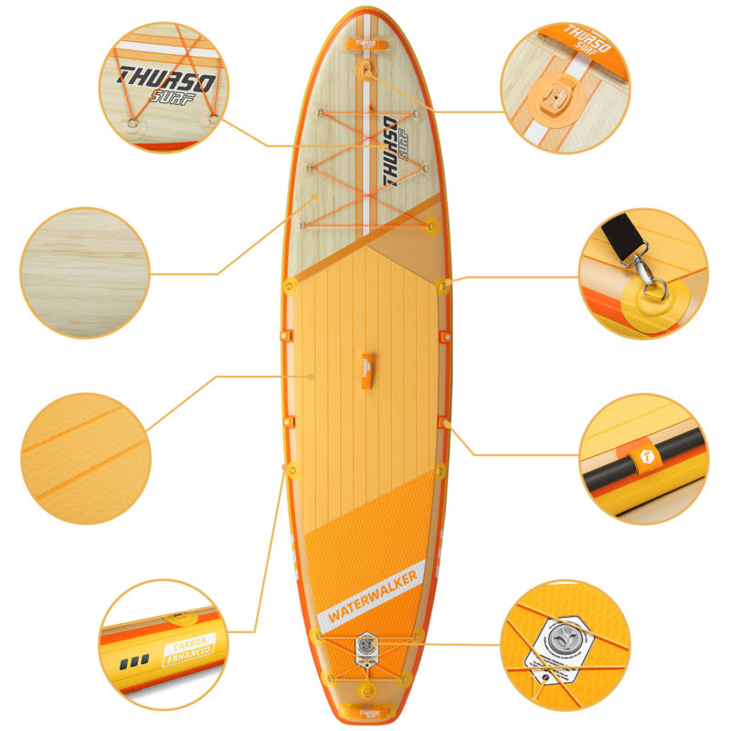 Laden Sie das Bild in Galerie -Viewer, Waterwalker 126 10’6 All-around SUP - Tangerine
