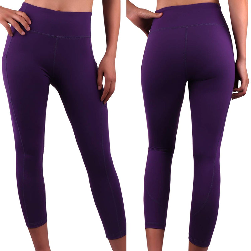 Load image into Gallery viewer, Women 3/4 Fitness Leggings with Phone Pocket 
