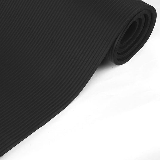 Schwarz Yoga-Matte Dicke Detail