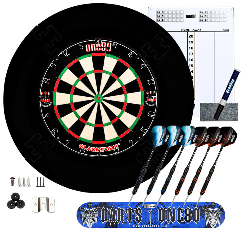 Laden Sie das Bild in Galerie -Viewer, One80 Gladiator II Professional Dartboard kits
