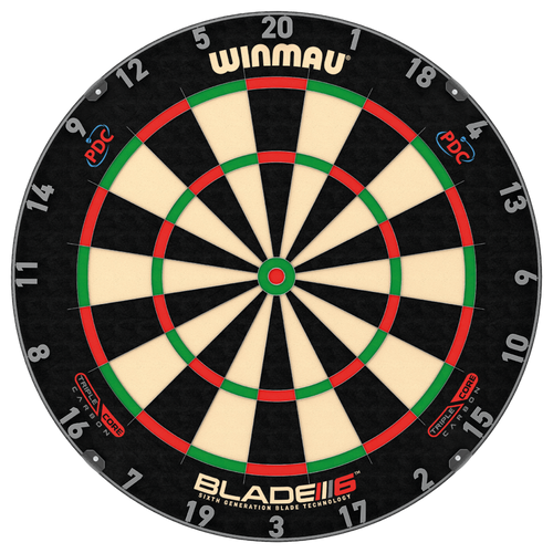 WINMAU Blade 6 Triple Core Dartboard