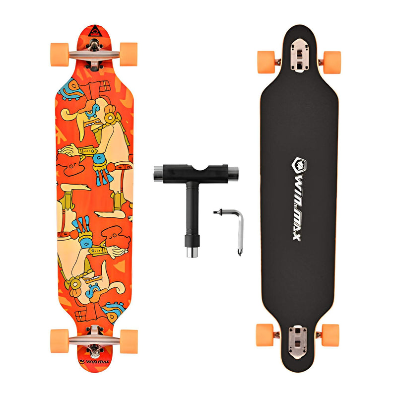 Laden Sie das Bild in Galerie -Viewer, WIN.MAX 8 Lagen Maple Rutschfest Komplett Skateboard 41”
