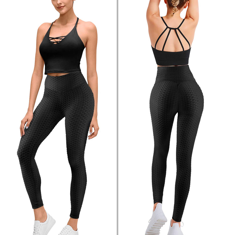 Cargue la imagen en el visor de la galería, Wabenförmige Po Lifting Leggings
