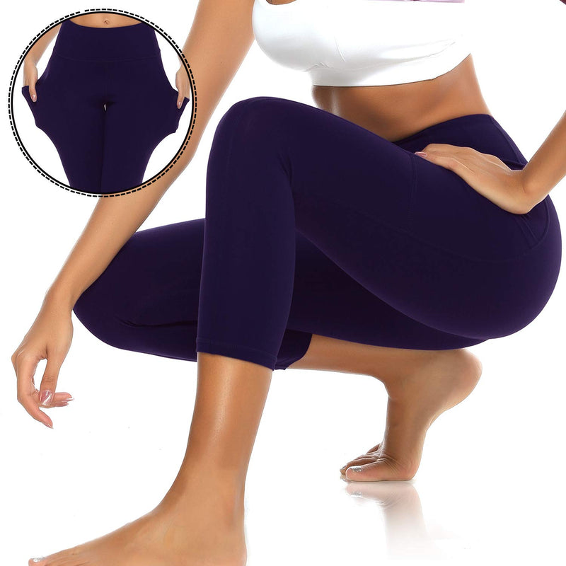 Cargue la imagen en el visor de la galería, 3/4 Fitness-Leggings mit Handytasche
