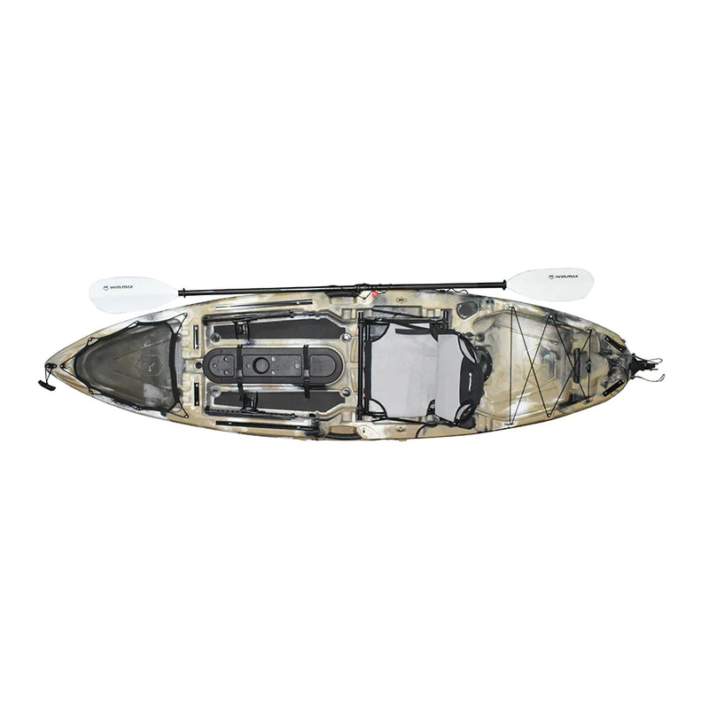 Load image into Gallery viewer, WIN.MAX Candlelight Fish River fishing kayak with 1 combo paddle
