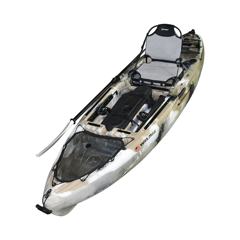 Load image into Gallery viewer, WIN.MAX Candlelight Fish River fishing kayak with 1 combo paddle
