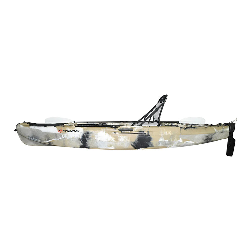 Load image into Gallery viewer, WIN.MAX Candlelight Fish River fishing kayak with 1 combo paddle
