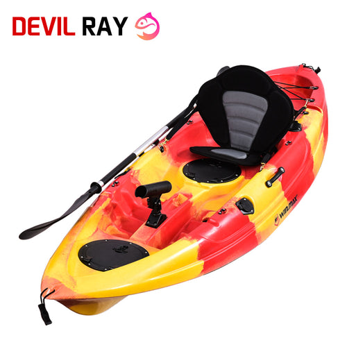 WIN.MAX Devil Ray Angelkajak mit 1 Paddel