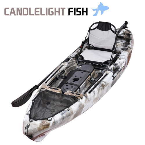 WIN.MAX Candlelight fishing kayak with 1 combo paddle 