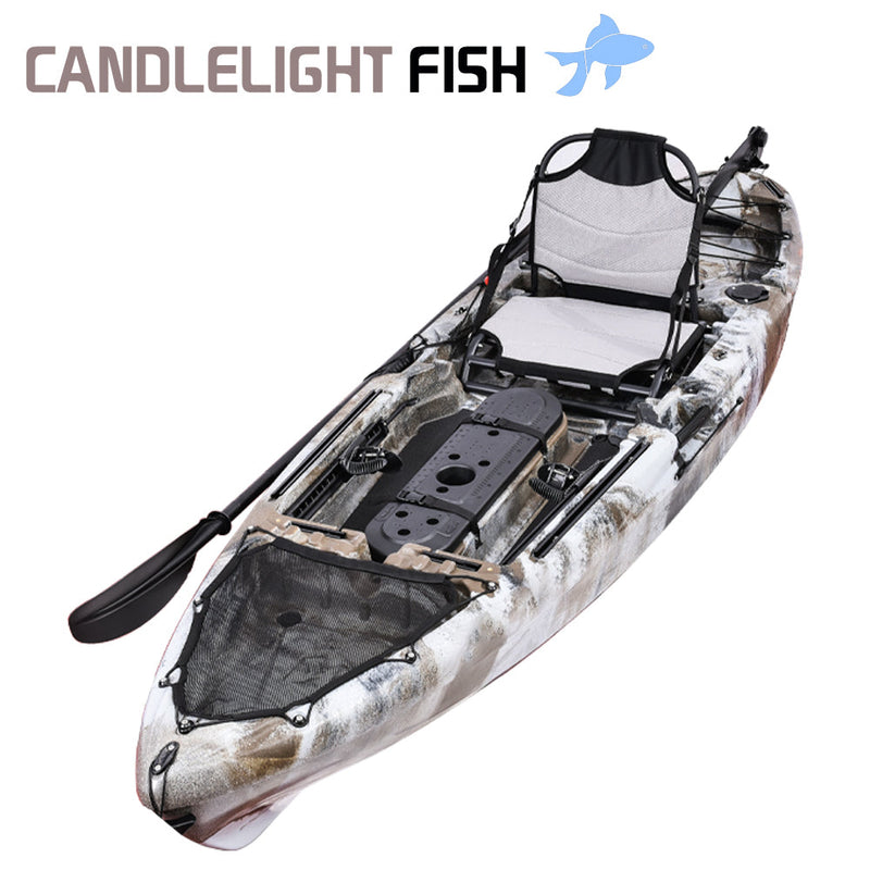 Load image into Gallery viewer, WIN.MAX Candlelight fishing kayak with 1 combo paddle 
