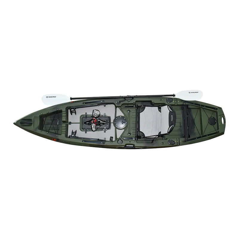 Laden Sie das Bild in Galerie -Viewer, WIN.MAX Killer Whale Single Fishing Kayak with Pedal System and 1 Combi Paddle
