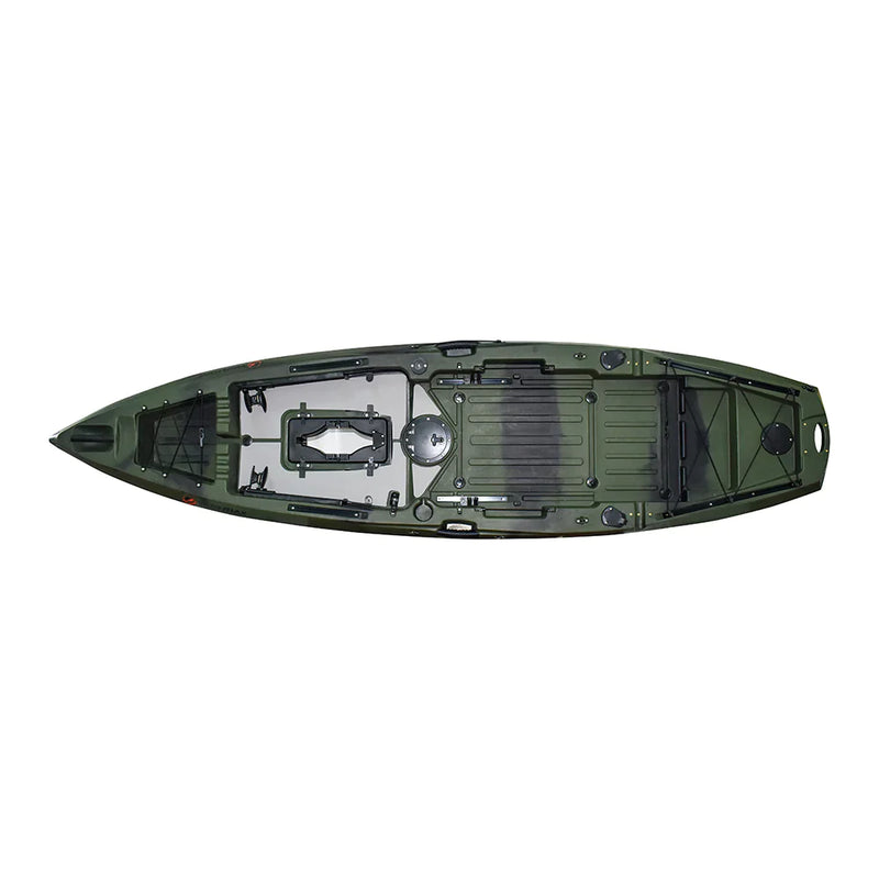 Laden Sie das Bild in Galerie -Viewer, WIN.MAX Killer Whale Single Fishing Kayak with Pedal System and 1 Combi Paddle
