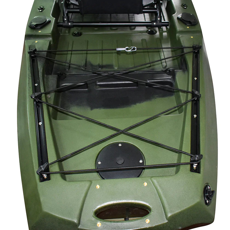 Laden Sie das Bild in Galerie -Viewer, WIN.MAX Killer Whale Single Fishing Kayak with Pedal System and 1 Combi Paddle
