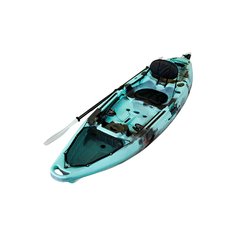 Cargue la imagen en el visor de la galería, WIN.MAX Walrus Kayak de pesca individual con 1 remo combinado
