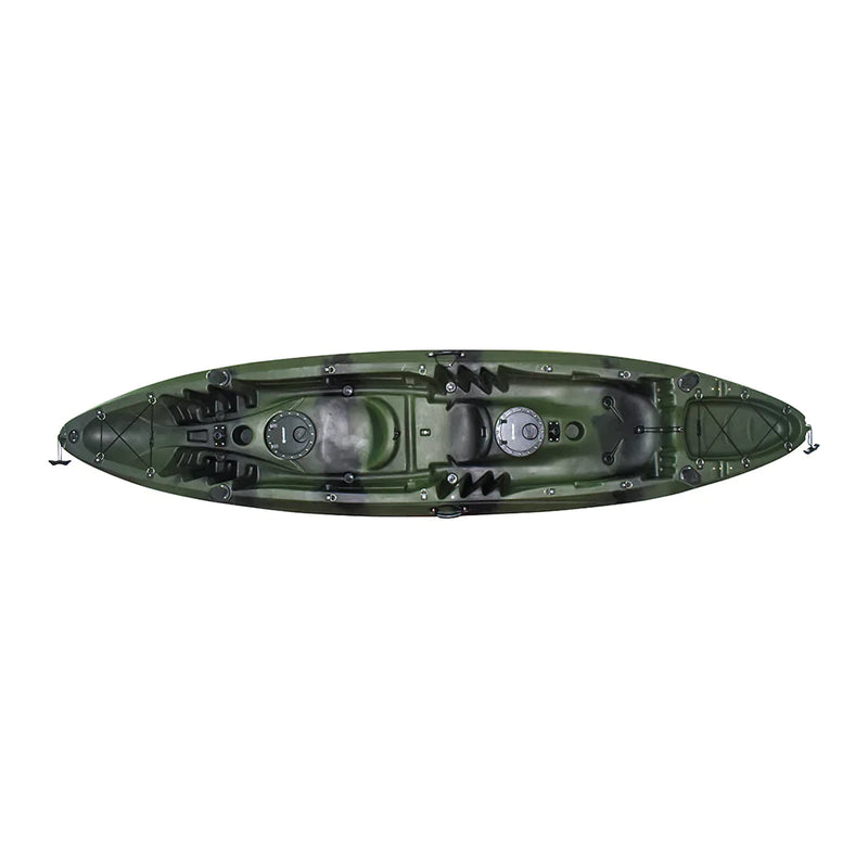 Load image into Gallery viewer, WIN.MAX Whale Family 2 person fishing kayak with 2 combo paddles
